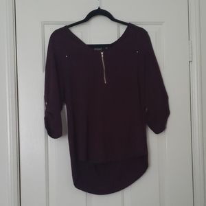 Burgundy/Dark Purple Top